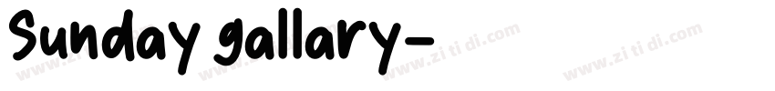 Sunday gallary字体转换